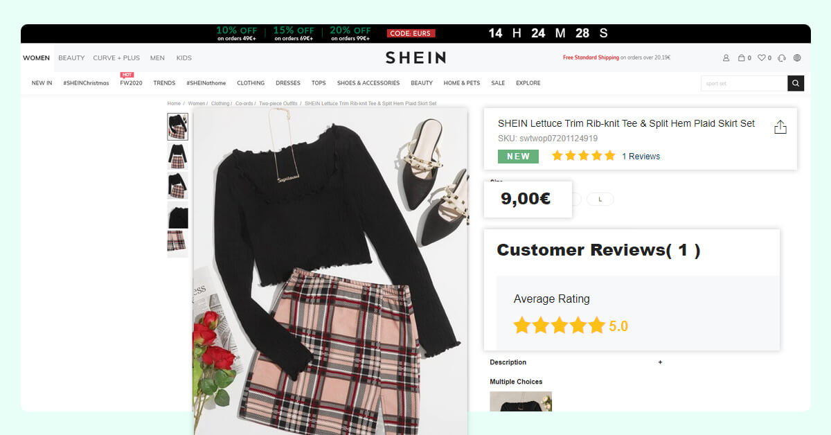 Data Can Be Extracted from Shein